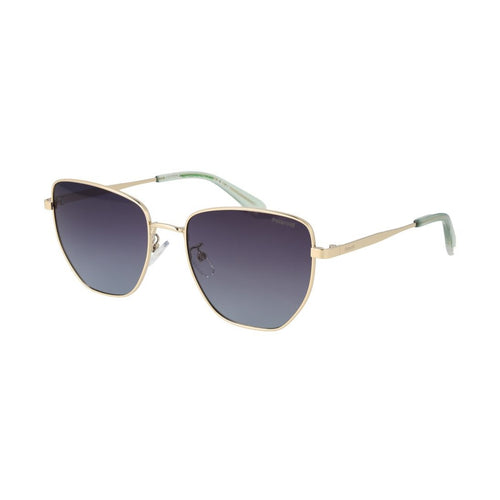 Polaroid Gold Metal Sunglasses