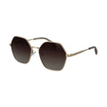 Polaroid Gold Metal Sunglasses
