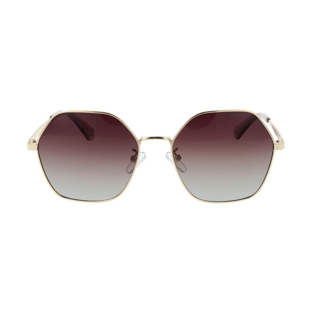 Polaroid Gold Metal Sunglasses