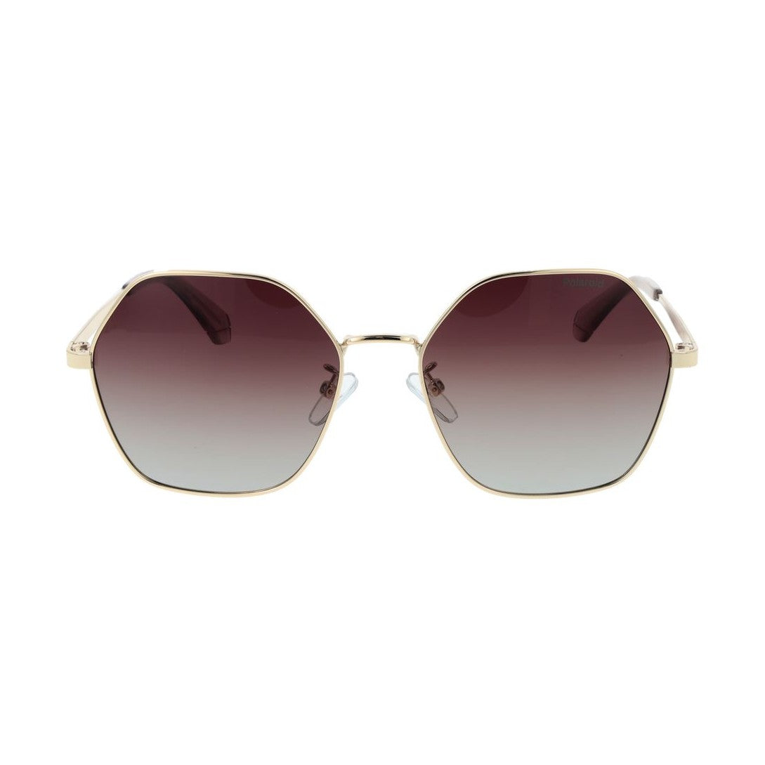Polaroid Gold Metal Sunglasses
