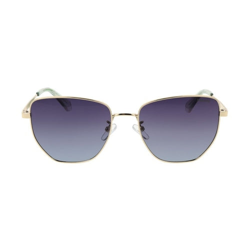 Polaroid Gold Metal Sunglasses