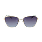 Polaroid Gold Metal Sunglasses
