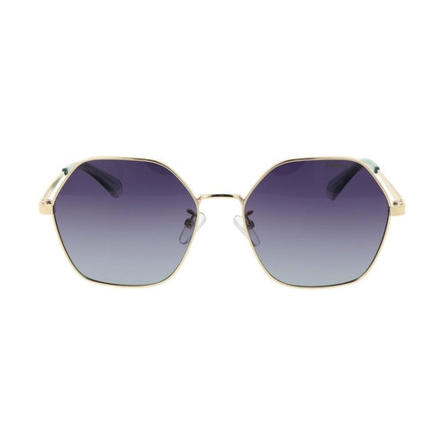 Polaroid Gold Metal Sunglasses