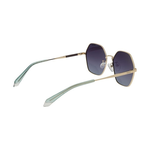 Polaroid Gold Metal Sunglasses