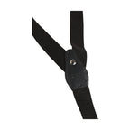 Dolce & Gabbana Black Cotton Leather Elastic Y-back Metal Clips Suspender