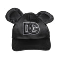 Men Black Velvet Animal Ears Baseball Cap Hat