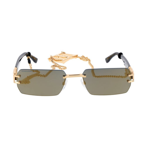 Dsquared² Gold Metal Sunglasses