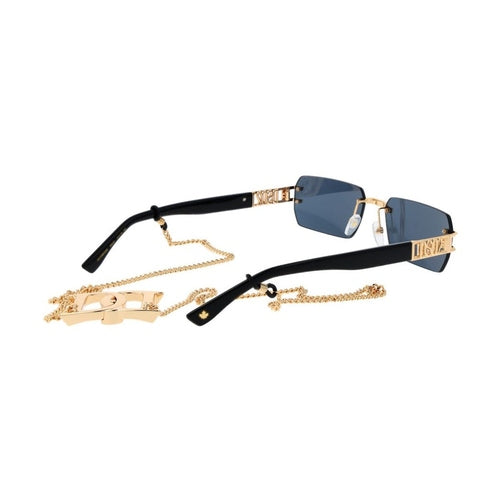 Dsquared² Gold Metal Sunglasses