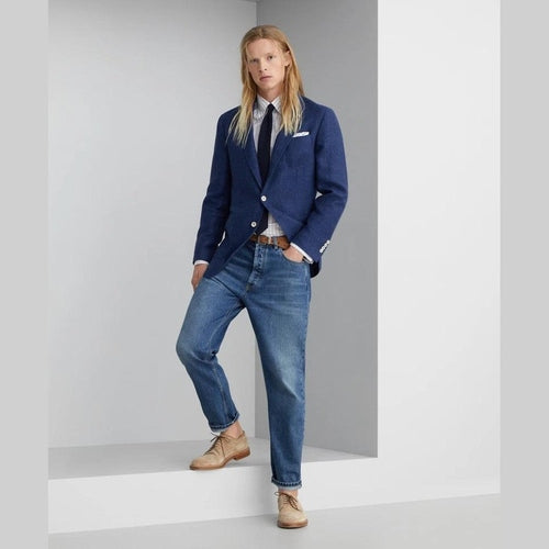Brunello Cucinelli Bicolor Cotton Pattern Shirt