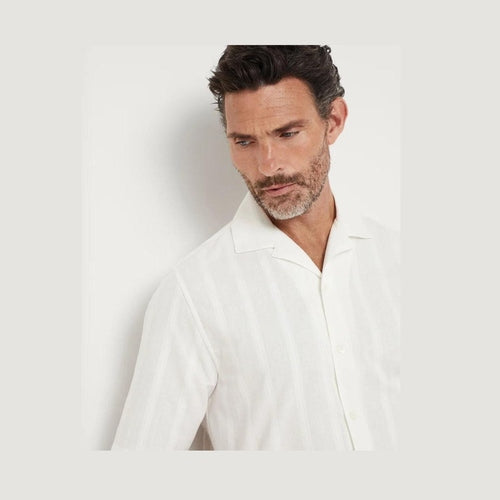 Brunello Cucinelli White Cotton Shortsleeve Shirt