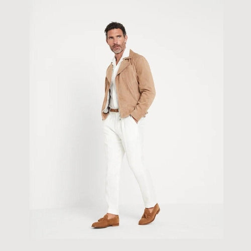 Brunello Cucinelli White Cotton Shortsleeve Shirt