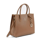 19V69 Italia Brown Leather Tote Bag