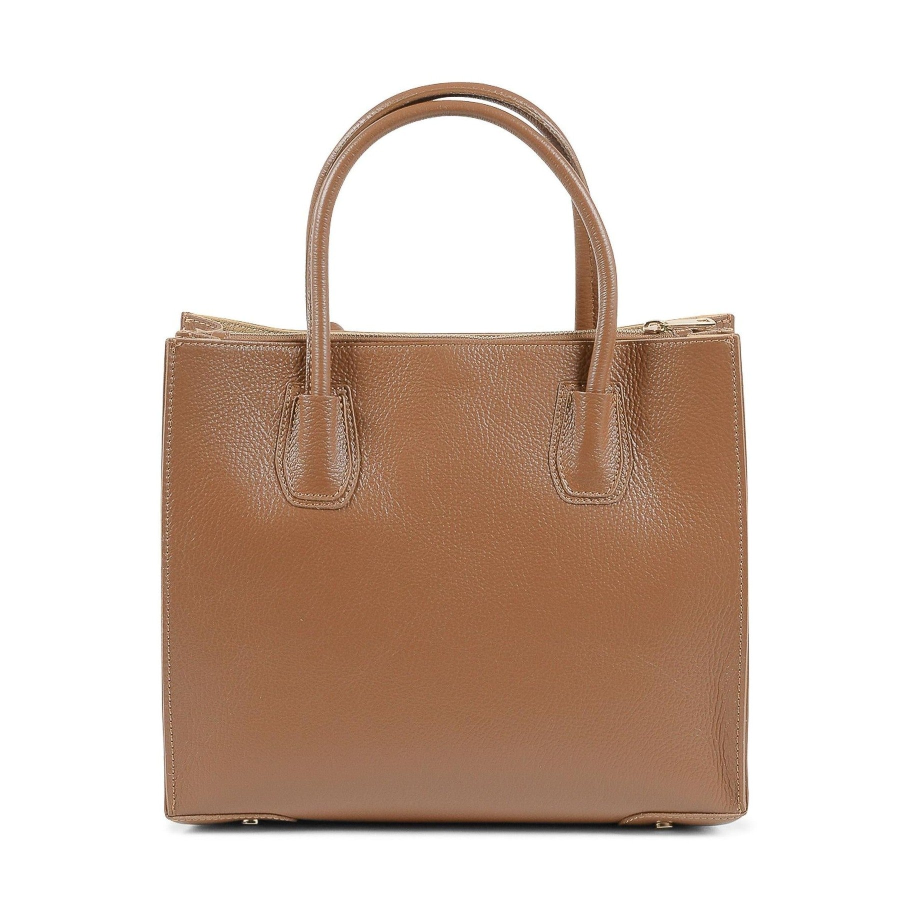 19V69 Italia Brown Leather Tote Bag