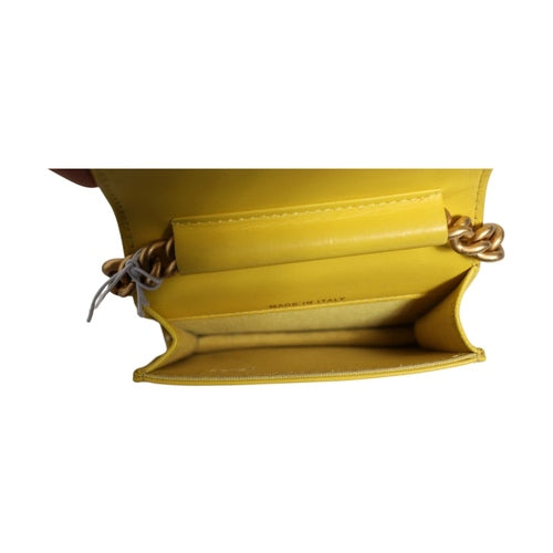 Chanel Crossbody Yellow Leather Bag