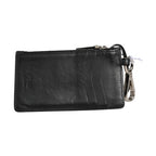 Fendi Vitello Liberty Studded Coin Pouch Key Case Ardesia