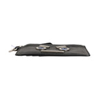 Fendi Vitello Liberty Studded Coin Pouch Key Case Ardesia