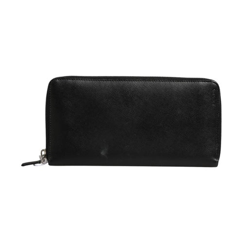 Prada Baltico Saffiano Leather Zip Travel Wallet