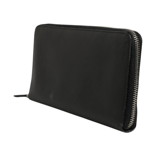 Prada Baltico Saffiano Leather Zip Travel Wallet