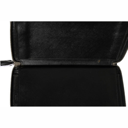 Prada Baltico Saffiano Leather Zip Travel Wallet