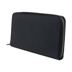 Prada Navy Oliver Embossed Leather Zip-Around Wallet