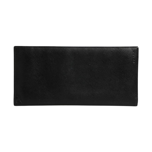 Prada Saffiano Leather Slim Card Holder Wallet