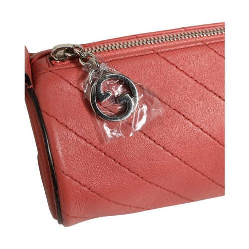 Gucci Blondie Mini Shoulder Bag Pink Leather