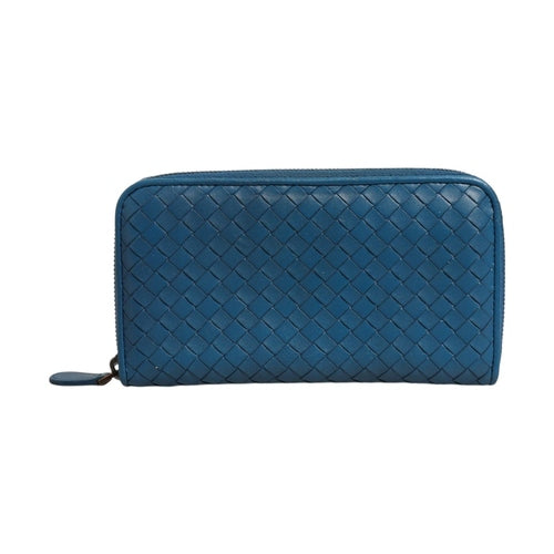 Bottega Veneta Intrecciato Zip Around Wallet