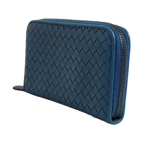 Bottega Veneta Intrecciato Zip Around Wallet