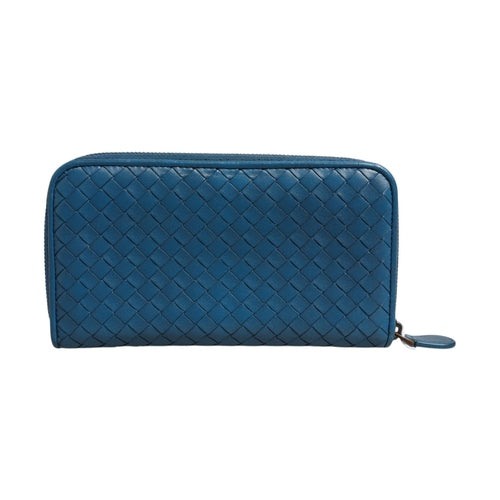 Bottega Veneta Intrecciato Zip Around Wallet