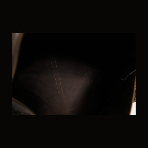 Celine Dark brown and Gold logo duffel