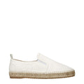 Jimmy Choo White Leather Espadrilles