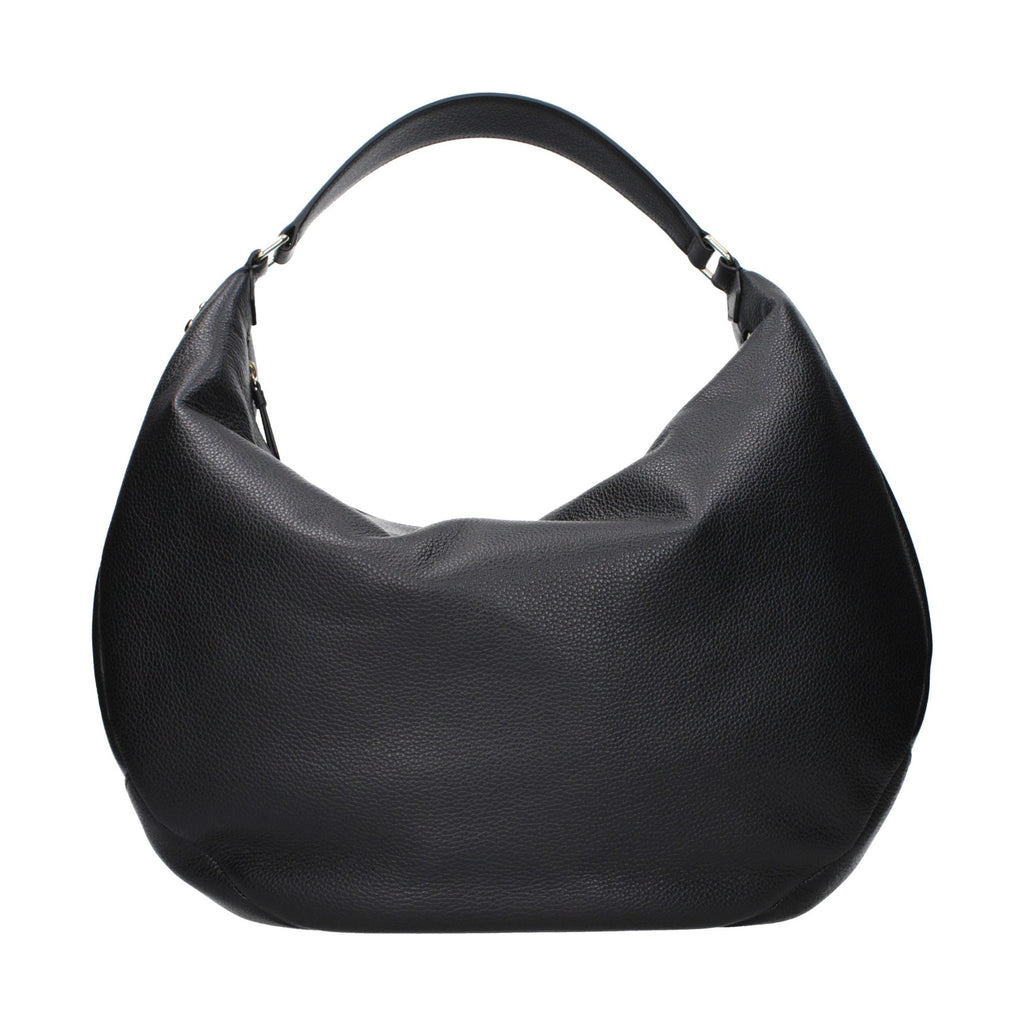 Jimmy Choo Black Leather Shoulder Bag
