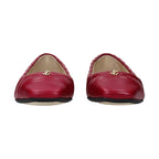 Jimmy Choo Pink Leather Ballet Flats