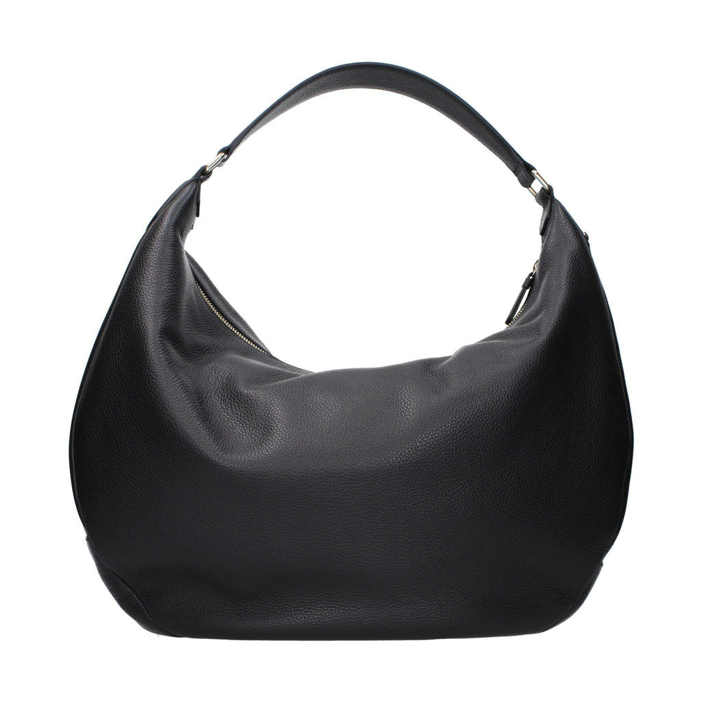 Jimmy Choo Black Leather Shoulder Bag