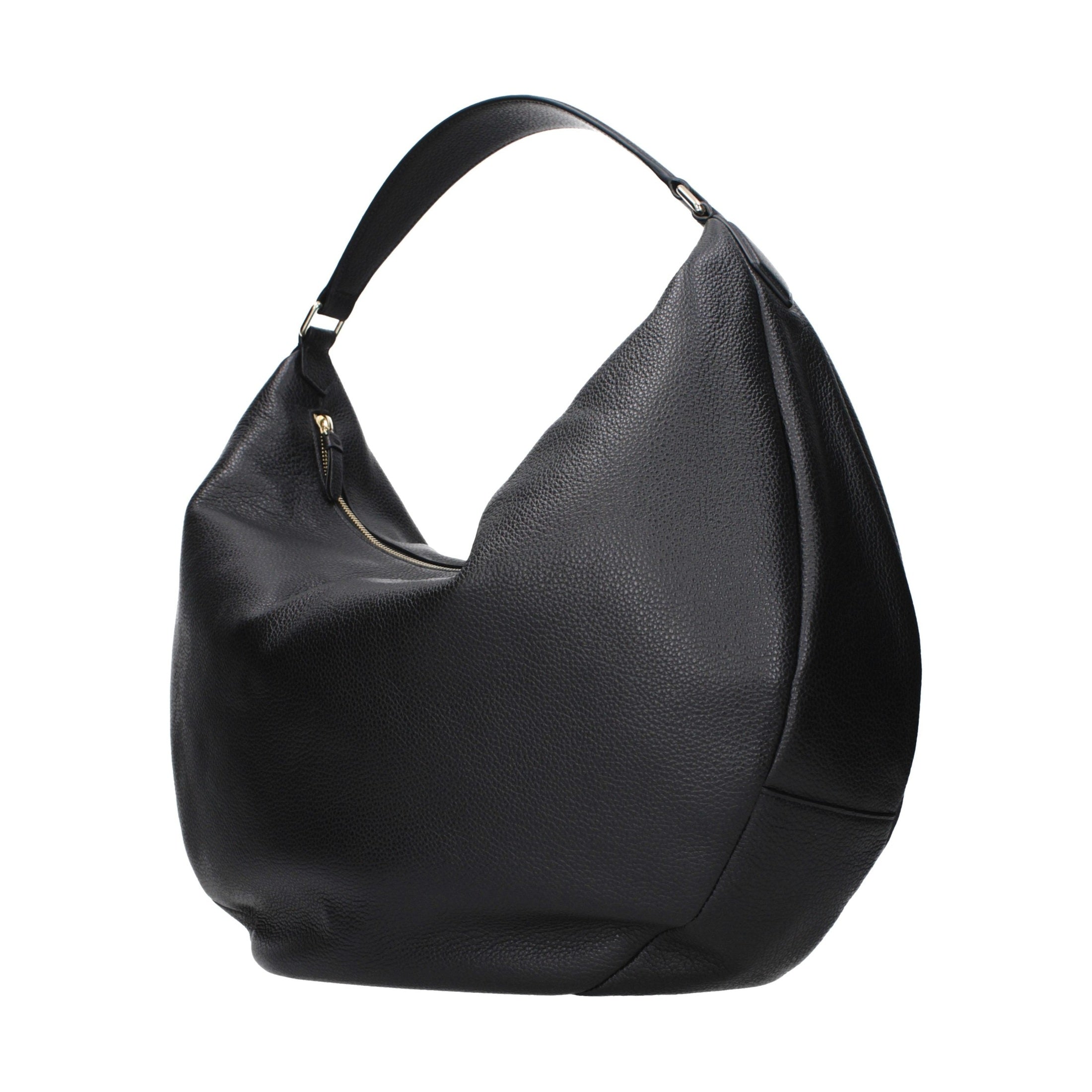 Jimmy Choo Black Leather Shoulder Bag