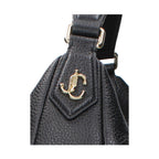 Jimmy Choo Black Leather Shoulder Bag