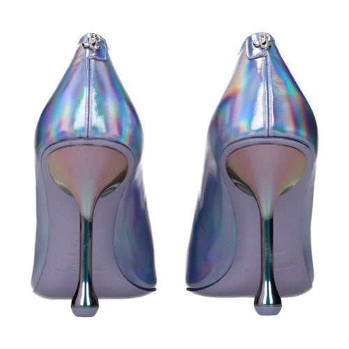 Jimmy Choo Purple Leather High Heel Pumps