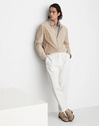 Brunello Cucinelli Natural Linen Shirt
