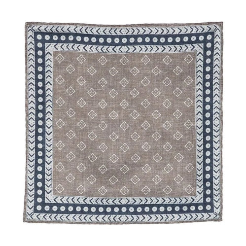 Brunello Cucinelli Multicolor Silk Pocket Square