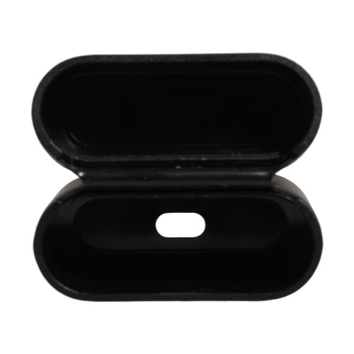 Dolce & Gabbana Case Black PVC Embossed Logo Flip Holder Women Airpods
