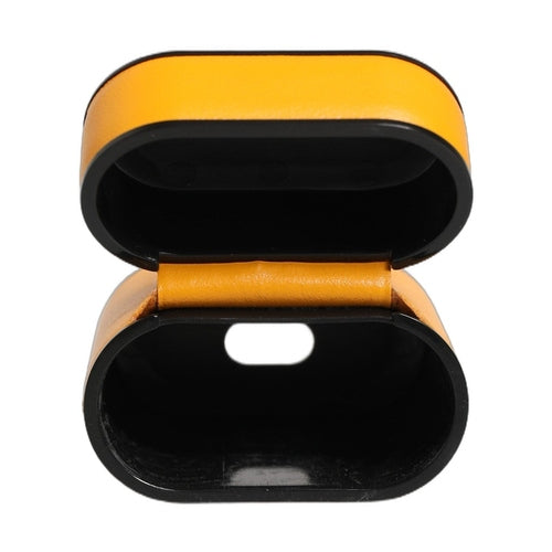 Dolce & Gabbana Case Yellow Calf Leather Logo Flip Holder Strap Airpods