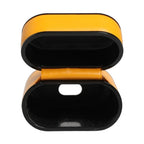 Dolce & Gabbana Case Yellow Calf Leather Logo Flip Holder Strap Airpods