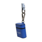 Dolce & Gabbana Case Blue Calf Leather Logo Flip Holder Strap Airpods