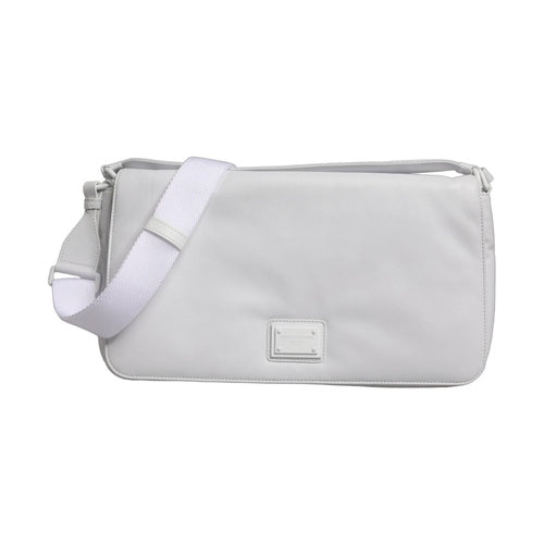 Dolce & Gabbana White Logo Plaque Crossbody Shoulder Borse Women Bag