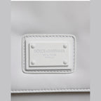 Dolce & Gabbana White Logo Plaque Crossbody Shoulder Borse Women Bag
