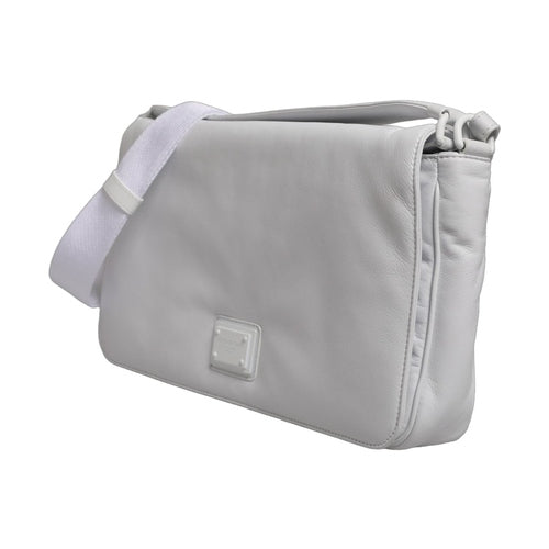 Dolce & Gabbana White Logo Plaque Crossbody Shoulder Borse Women Bag