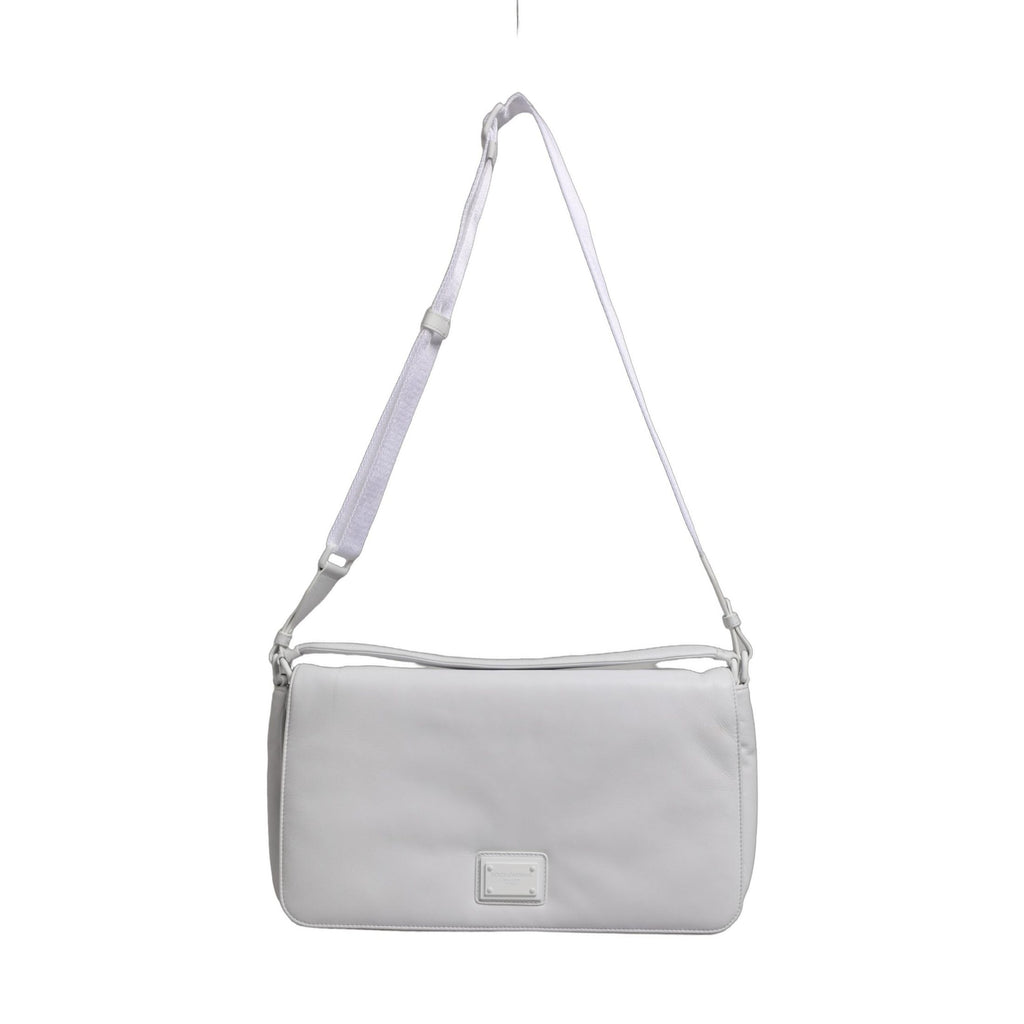 White Logo Plaque Crossbody Shoulder Borse Women Bag