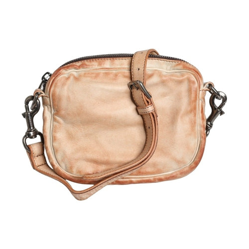Dolce & Gabbana Beige Vintage Leather Logo Plaque Shoulder Borse Men Bag