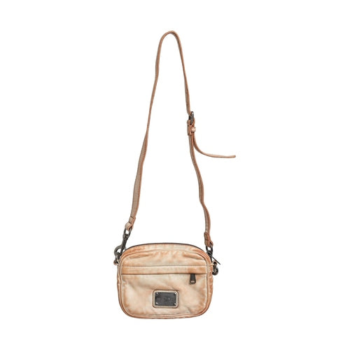 Dolce & Gabbana Beige Vintage Leather Logo Plaque Shoulder Borse Men Bag