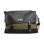 Dolce & Gabbana Military Green Two Tone Messenger Shoulder Borse Men Bag
